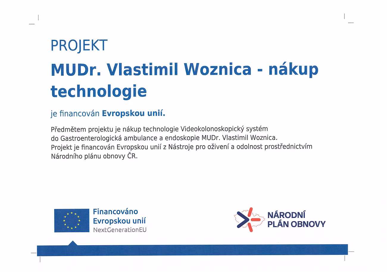 Dotace Ministerstva zdravotnictví ČR